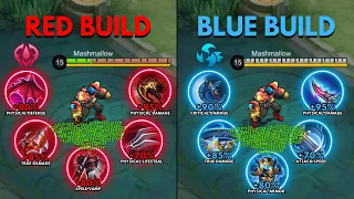 X Borg Red Build vs X Borg Blue Build