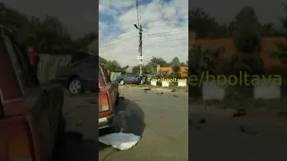 ДТП на вул. Лавчанській у Полтаві (2019.09.28)