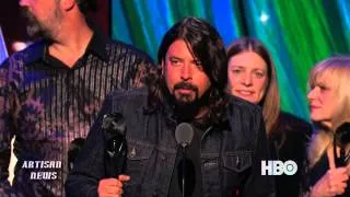 NIRVANA, KISS, GABRIEL ARE INDUCTED INTO ROCK AND ROLL HALL OF FAME, GET ALONG FINE