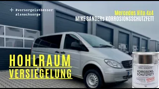 Mercedes Vito v-klasse 4x4 Hohlraumversiegelung und Unterbodenschutz mit Mike Sanders Fett