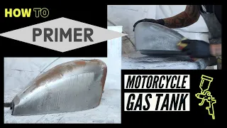 How to Prep & Primer your Motorcycle Gas Tank To Get Ready For Paint