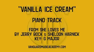 Vanilla Ice Cream [from She Loves Me] - G major - piano track