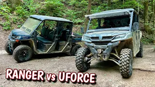 CFMOTO UFORCE 1000 XL vs Polaris Ranger Northstar at Rainbow Falls TN