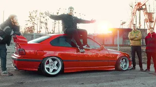 We bought a BMW E36 drift car