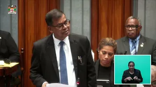 Fiji’s DPM  updates Parliament on the Operational Partners’ Agreement for GEF for CBINRM.