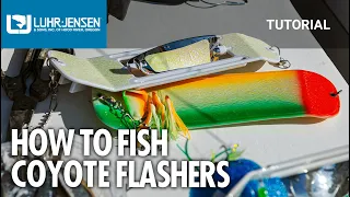 How To Fish Luhr-Jensen Coyote Flashers (Including New Cyclone Flasher)