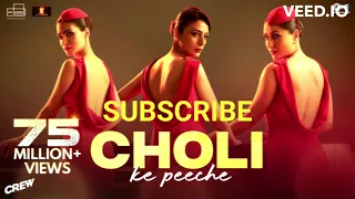 Choli Ke Peeche   Crew   Kareena Kapoor K, diljitdosanjh, Ila Arun, Alka Yagnik, Akshay