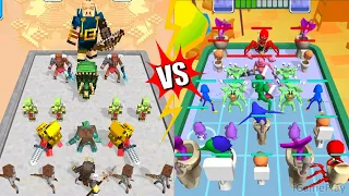 Merge Craftman Vs Merge Grimace ⭐ Merge Simulator Battles