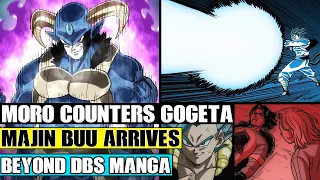 Beyond Dragon Ball Super: Moro Counters Gogetas Attack! Majin Buu Arrives To Help Everyone!