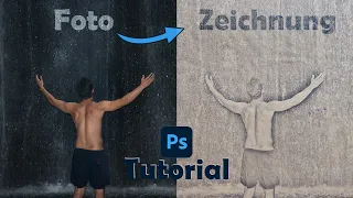 Fotos zu Zeichnung verwandeln - Photoshop Tutorial [Deutsch]