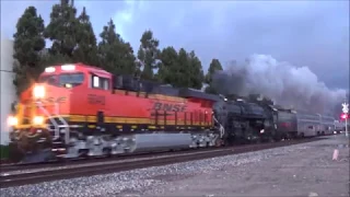 [HD] Trains in Santa Fe Springs, CA - FEATURING SANTA FE 3751!