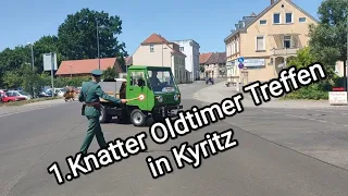 Mein Multicar Channel zu Gast / 1. Knatter Oldtimer Treffen in Kyritz an der Knatter/IFA , DDR , Duo