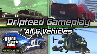 GTA Online: San Andreas Mercenaries ALL Dripfeed Vehicles Showcase! (Customization and More)