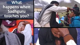 What happens when Sadhguru touches you ?