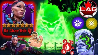 7-Star Rank 2 Chee'ilth! CHEE GOAT!! Rank Up & Gameplay! Act 8.2 Bahamut Boss Solo! Fat Bleeds! MCOC