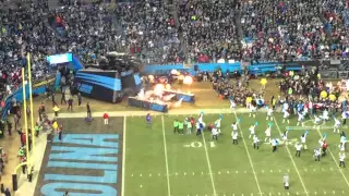 Carolina Panthers 2015 NFC Championship Game Player Intros - Backs and Receivers and CAM