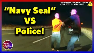 “Navy Seal” Gone Rogue: Commits Felony, Resists Cop After Bizarre Encounter!