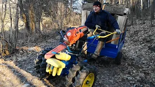 Agzat - test of a tractor with double fitment on wheels