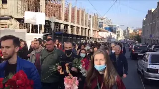 Ирина Славина - акция памяти журналистки в Нижнем Новгороде