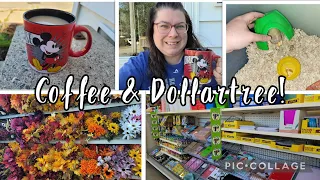 Coffee Chat Outside....Finally! Shopping at Dollartree! & Oh No! It was in pieces!😫