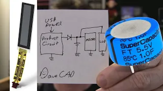 EEVblog #1242 - Memory LCD+Supercaps+Low Power Design