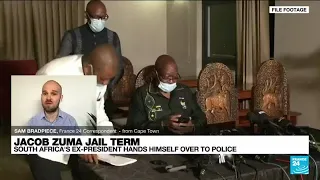 South Africa's ex-president Zuma hands himself in to prison • FRANCE 24 English