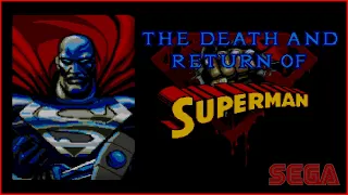 The Death and Return of Superman 1995 full walkthrough (Sega)