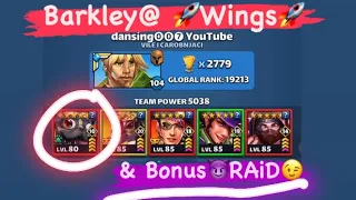 Empires & Puzzles Hero Test RAiD : 🔥Barkley🚀 whacks last 🚀Wings🚀…