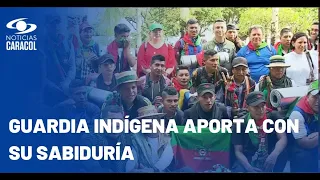 Guardia indígena se suman a búsqueda de niños en la selva