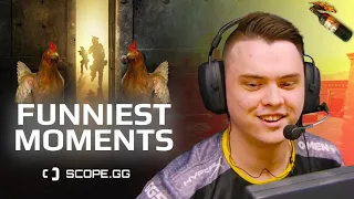 CS:GO FUNNY MOMENTS FROM BLAST PREMIER SPRING SEASON 2020 ELECTRONIC KILLED 22 CHICKENS!!!