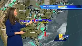 Mostly cloudy, afternoon showers Thursday