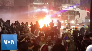 Police and Protesters Clash in Chile