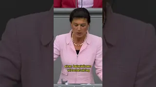 Sarah Wagenknecht Teilt aus "Wir haben die dümmste Regierung Europas!" #shorts #dielinke