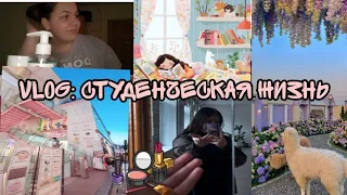 VLOG: МОЯ СТУДЕНЧЕСКАЯ ЖИЗНЬ/ учеба,уходовые средства