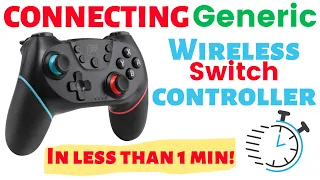 NINTENDO SWITCH: How to connect a wireless controller IN LESS THAN 60 SECONDS!!