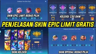 PENJELASAN BUTUH BERAPA KOLEKSI SKIN UNTUK MENDAPATKAN SKIN EPIC ALICE LIMITED BEBAS PILIH MLBB