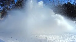 Boiling Water in Frigid Cold Air  Explosions