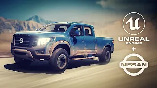 Nissan Titan car commercial | Unreal Engine 5.2 Cinematic | Lumen+Raytracing