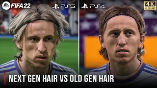 FIFA 22 | Next Gen Hair Vs. Old Gen Hair | PS5™ 4K 60FPS