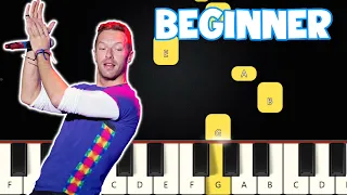 Coldplay - Yellow | Beginner Piano Tutorial | Easy Piano