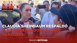 Policías de Campeche protestaron durante la visita de Claudia Sheinbaum | Ciro Gómez Leyva