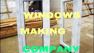 Inside of making window frame company South Korea