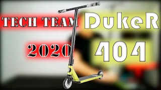 Трюковой Самокат | TECH TEAM DukeR 404 2020 |  Обзор, характеристики