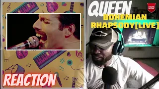 FREDDIE MERCURY IS UNMATCHED - FIRST TIME LISTENING TO QUEEN - BOHEMIAN RHAPSODY [LIVE] - REACTION