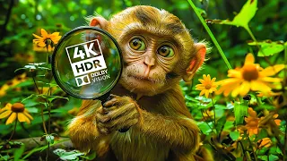 WILD WORLD Dolby Vision 4K HDR | with Cinematic Sound (colorful animal beauty)