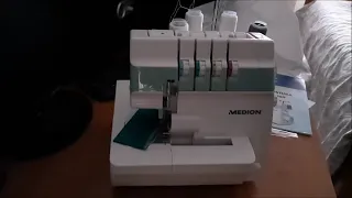 Máquina corta e cose Medion MD19169 - Aldi Overlock Medion MD19169