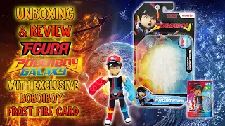 KUASA BARA AIS ! Figura Boboiboy Galaxy Frost Fire + Exclusive Fgura Card - Unboxing & Review