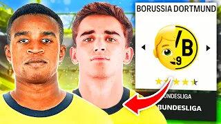 I Destroyed And Rebuilt Dortmund Using Wonderkids ONLY