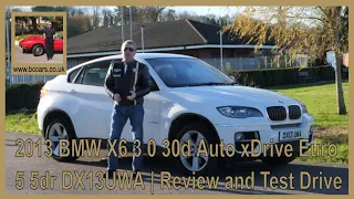 2013 BMW X6 3 0 30d Auto xDrive Euro 5 5dr DX13UWA | Review and Test Drive