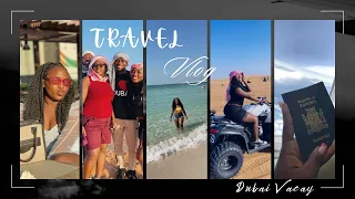 VLOG: Travel to Dubai with me✈️| City tour| Desert Safari✨| Jumeirah Beach| Deira- Emirates 🤭❤️